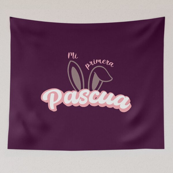 Item preview, Mi primera Pascua My first Easter Spanish text - easter baby girl easter newborn designed and sold by ALLURE-minimal.