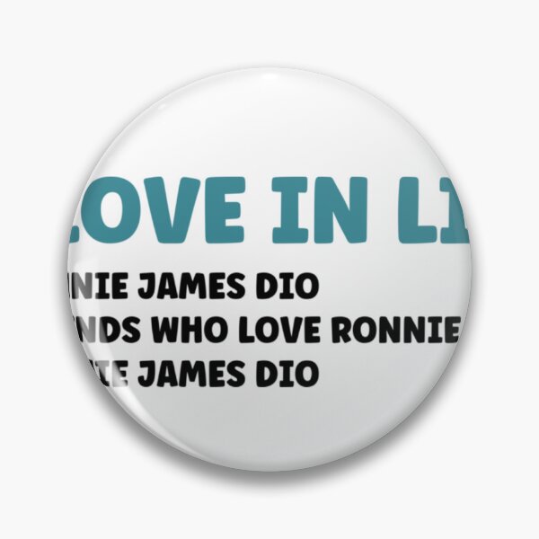 Item preview, 3 Things I Love in Life - Ronnie James Dio  designed and sold by IRONCLADvintage.