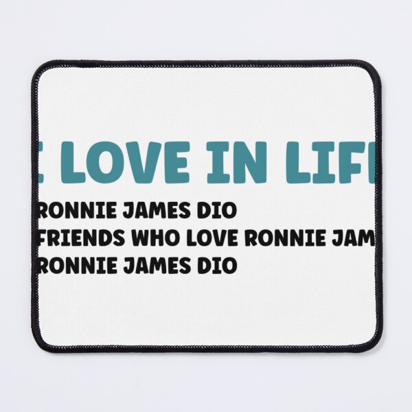 Item preview, 3 Things I Love in Life - Ronnie James Dio  designed and sold by IRONCLADvintage.