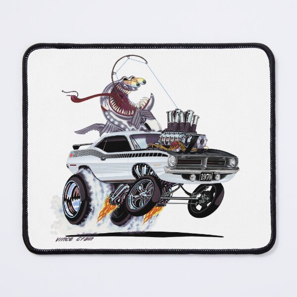 Item preview, Vince Crain High Octane Art FISHTAILIN 1970 white AAR designed and sold by vincecrain.