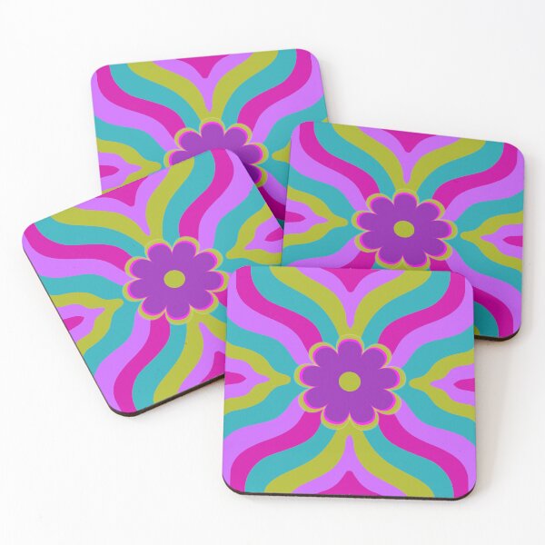 Item preview, Wavy Groovy Flower Design designed and sold by TrippyHippyArtz.