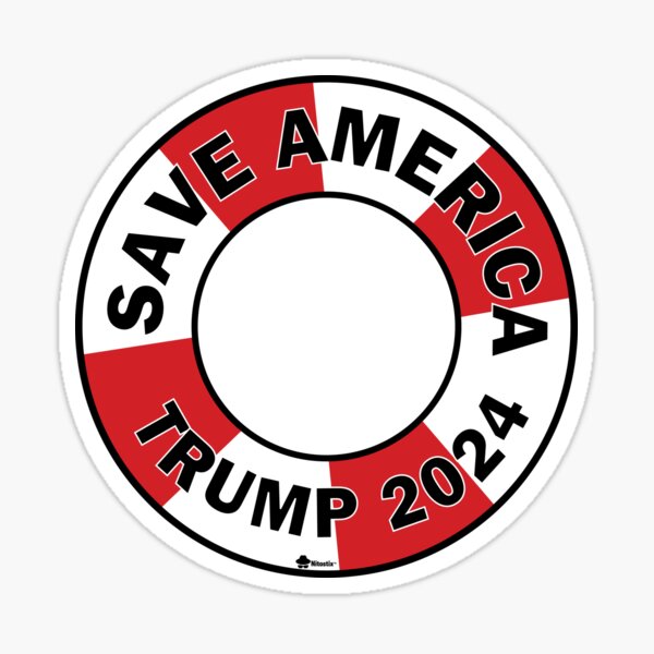 Item preview, Trump 2024 MAGA Save America Life Preserver designed and sold by NitostixRB.