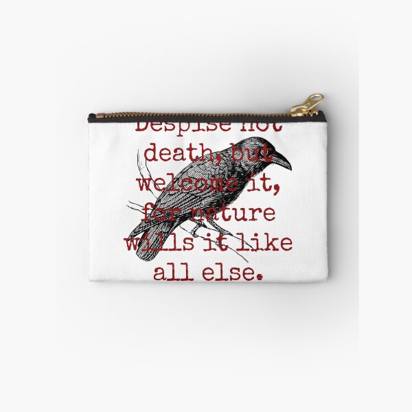 Item preview, Despise Not Death But Welcome It - Death Quote  designed and sold by CrankyOldDude.