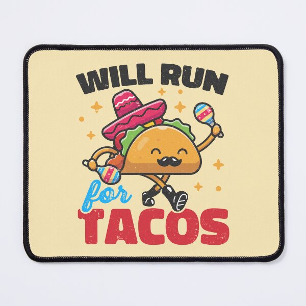 Item preview, Will Run For Tacos Funny Kawaii Taco designed and sold by petestyles.