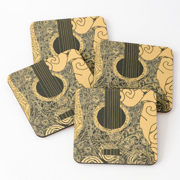 Item preview, Guitar and twirls designed and sold by SamJanner.