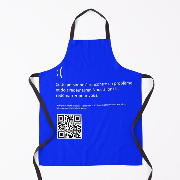 Item preview, blue screen of death designed and sold by GeekZoneQc.