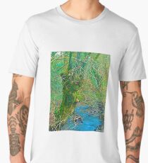 Long Exposure Expressionism Men's Premium T-Shirt