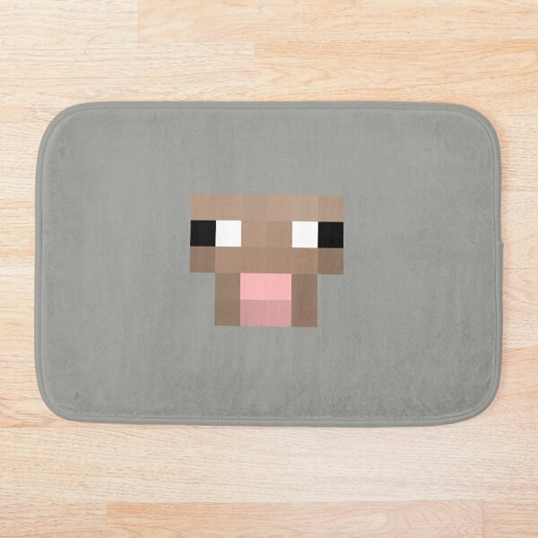 Aperçu de l'œuvre Mouton gris clair Minecraft créée et vendue par Emote Bot.