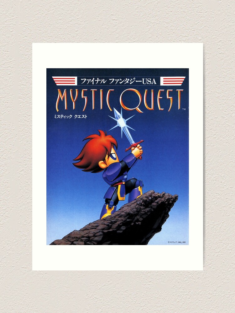 Final Fantasy USA Mystic Quest Famicom Cover Art