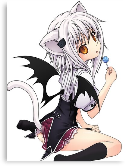 High School Dxd Koneko Toujou Canvas Print By Raw95 Redbubble