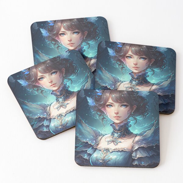 Item preview, A fantasy elf female bishop in a blue pastel dress designed and sold by PJGartui.