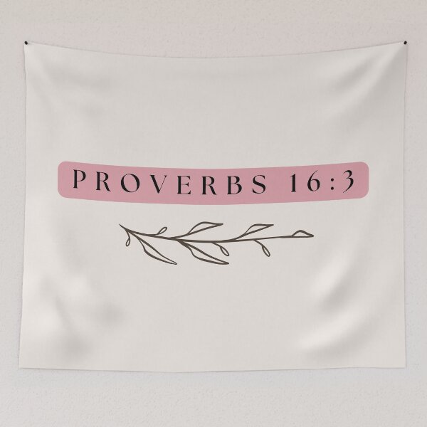 Item preview, Proverbs 16:3 designed and sold by successmom.