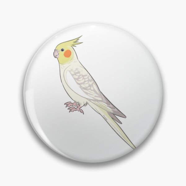 Item preview, Cockatiel - Cinnamon Pearl Pied designed and sold by figbirds.