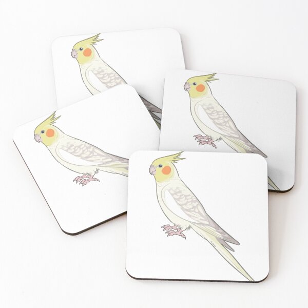 Item preview, Cockatiel - Cinnamon Pearl Pied designed and sold by figbirds.