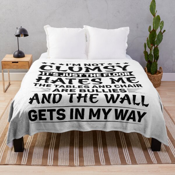 Item preview, I'm Not Clumsy It's Just The Floor Hates Me - Funny Sarcasm designed and sold by naworas.
