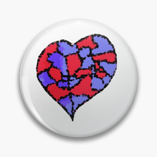 Item preview, Valentines Day heart pixelated heart design  designed and sold by Coffeemerc117.