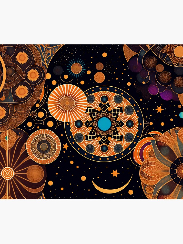Thumbnail 5 von 5, Mauspad, The Mandala Universe designt und verkauft von leviatansworks.
