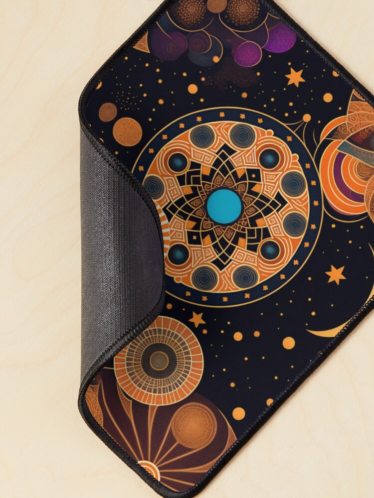 Thumbnail 2 von 5, Mauspad, The Mandala Universe designt und verkauft von leviatansworks.