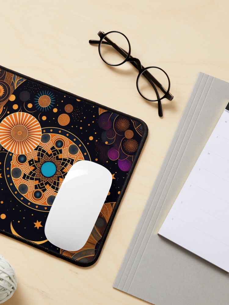 Thumbnail 3 von 5, Mauspad, The Mandala Universe designt und verkauft von leviatansworks.