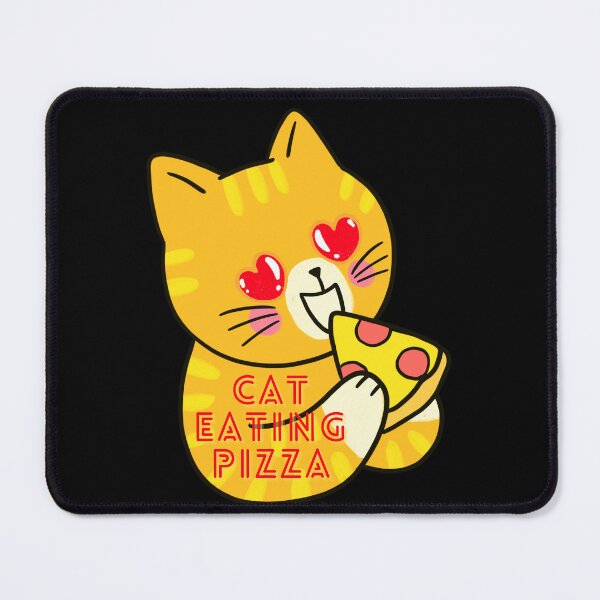 Item preview, Cat Eating Pizza designed and sold by 91Ivona.