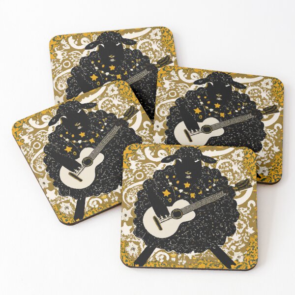 Item preview, Black sheep with guitar designed and sold by SamJanner.