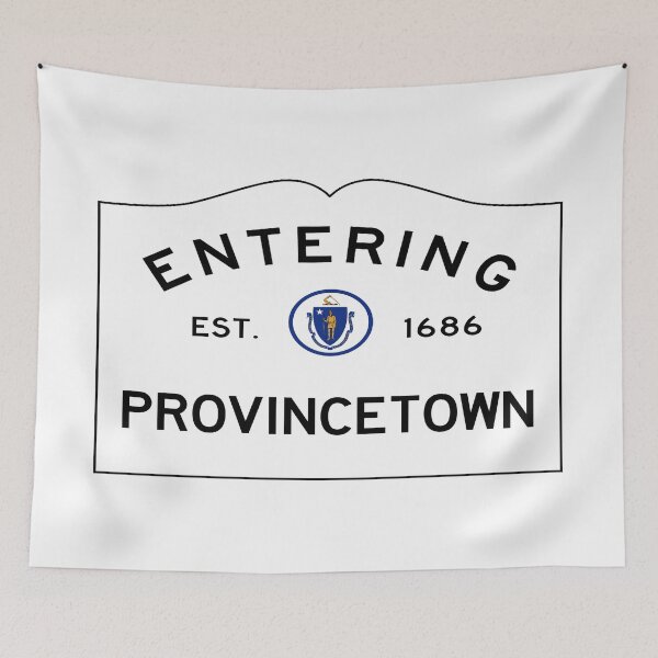 Item preview, Entering Provincetown Road Sign - Provincetown, Massachusetts designed and sold by SouthShorePics.