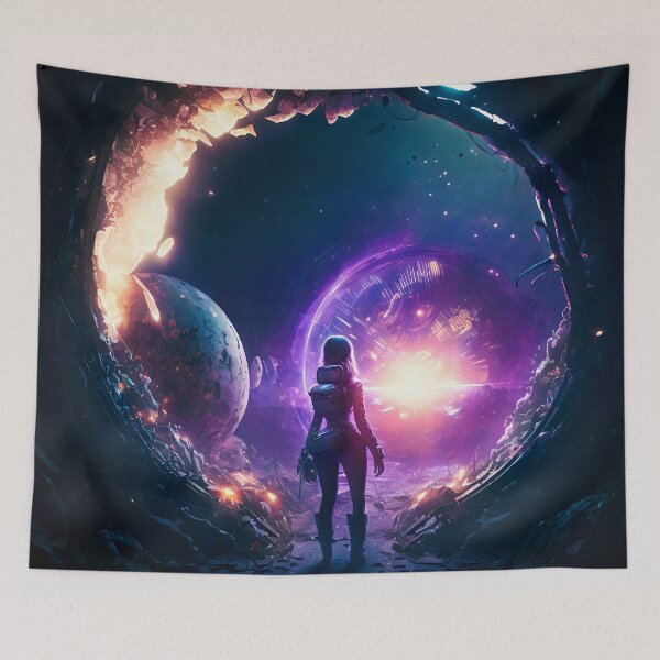 Item preview, Cosmic Dreamer: A Girl's Journey Through the Stars designed and sold by oanaunciuleanu.