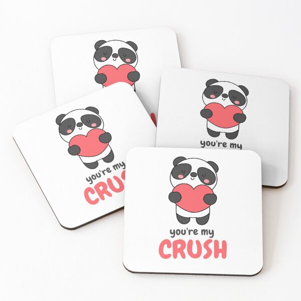 Item preview, You Are My Crush (panda) designed and sold by Life Stuff.
