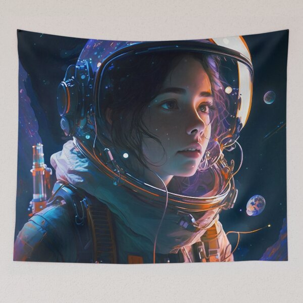 Item preview, Cosmic Dreamer: A Girl's Journey Through the Stars designed and sold by oanaunciuleanu.