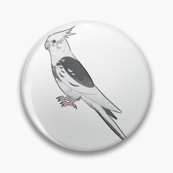 Item preview, Cockatiel - White-faced Pied  designed and sold by figbirds.