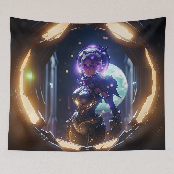 Item preview, Cosmic Dreamer: A Girl's Journey Through the Stars designed and sold by oanaunciuleanu.
