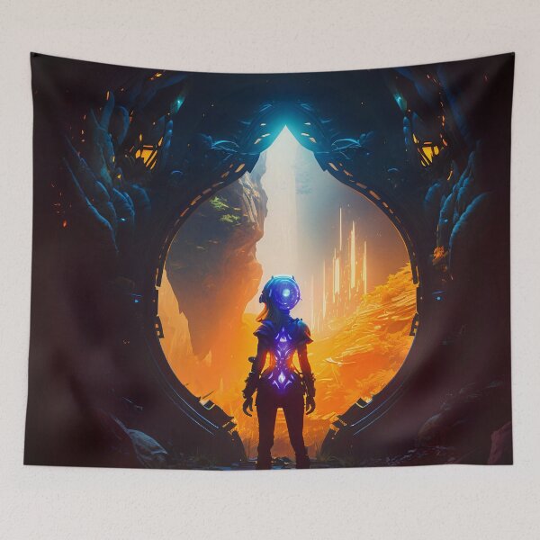 Item preview, Cosmic Dreamer: A Girl's Journey Through the Stars designed and sold by oanaunciuleanu.