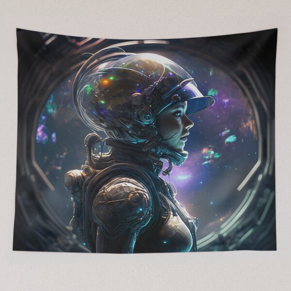 Item preview, Cosmic Dreamer: A Girl's Journey Through the Stars designed and sold by oanaunciuleanu.