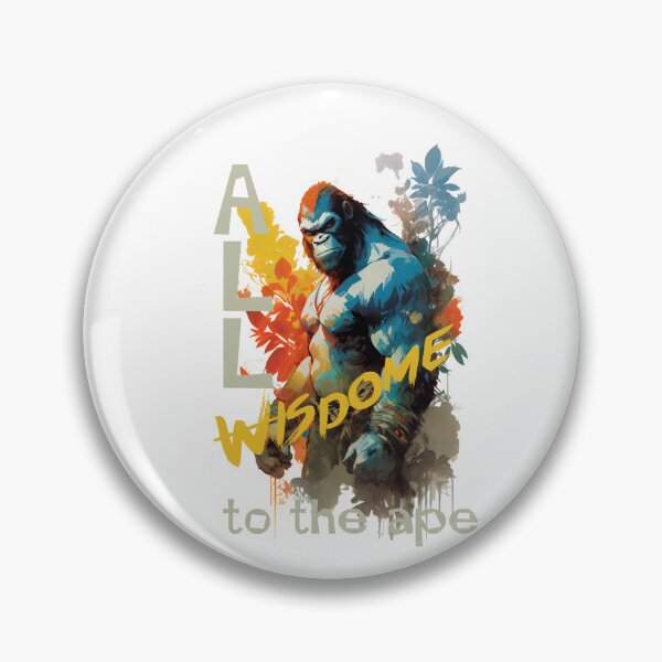 Artikelvorschau, All Wisdom to the Ape entworfen und verkauft von Earth Celebration Designs.