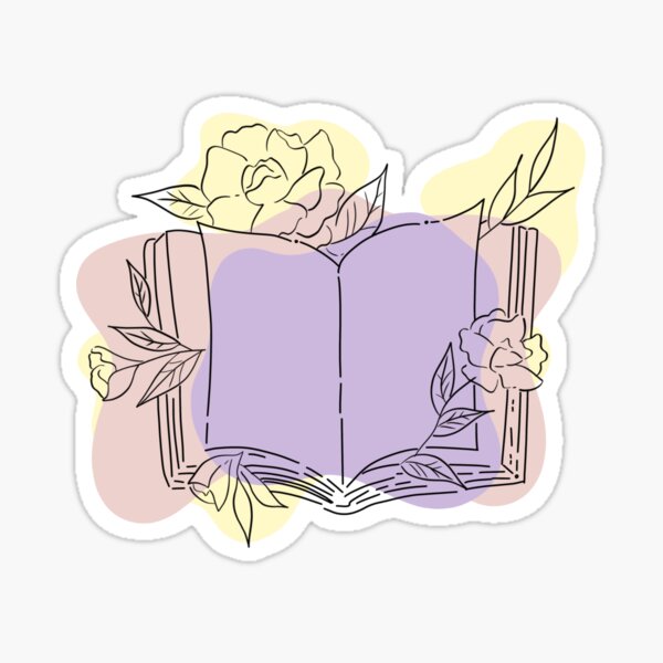 Artikel-Vorschau von Pastellfarben des offenen Buches, designt und verkauft von Gwendesigns.