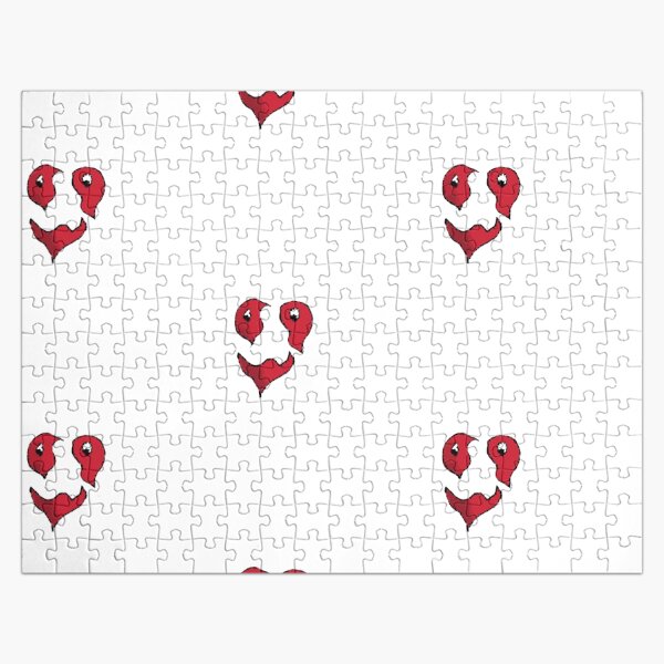 Item preview, pixelated heart design separated heart pieces  designed and sold by Coffeemerc117.