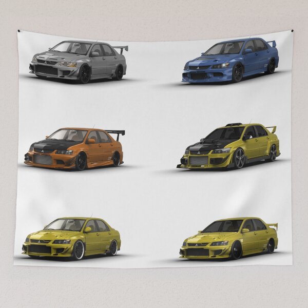 Item preview, Evo IX Tuned - Pack Sticker designed and sold by alodreip.