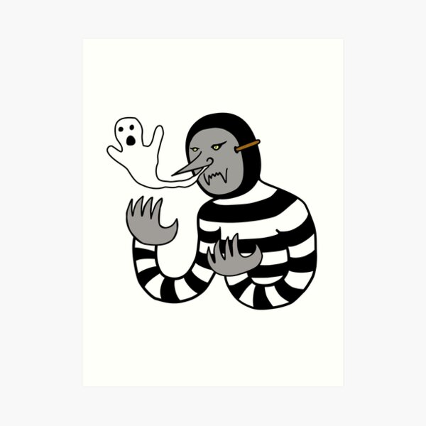 the tonguepincher Art Print