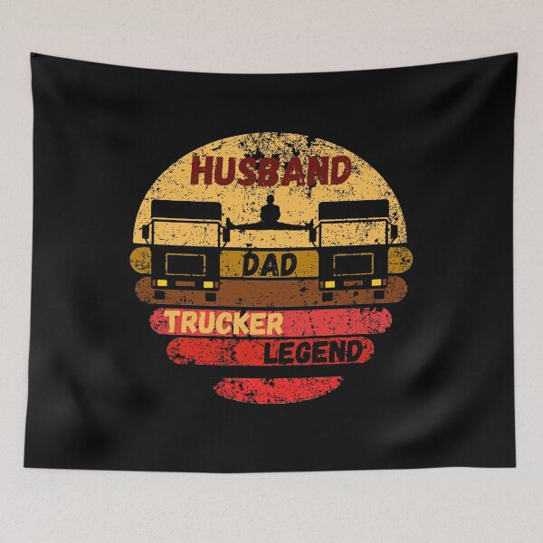 Item preview, Husband Dad Trucker Legend. Trucker Dad,Truck Driver,Funny Trucker,Truck Drivers,Funny Truck Driver,Big Loads,Big Loads Rig Trucker,Trucking,Trucker Father,Trucker Daddy designed and sold by Rowbic.