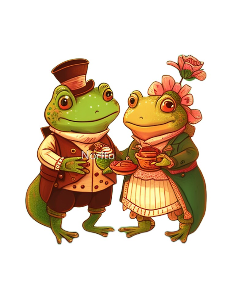 Frog and Toad Kids T-Shirt by Norito
