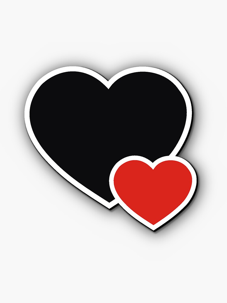 Big heart out of small hearts' Sticker