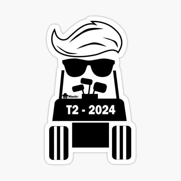 Item preview, Trump 2024 MAGA Golf Cart designed and sold by NitostixRB.