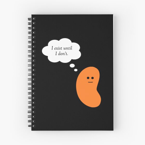 Item preview, Absurd Thoughts - Exist (orange) designed and sold by AbsurdJellybean.