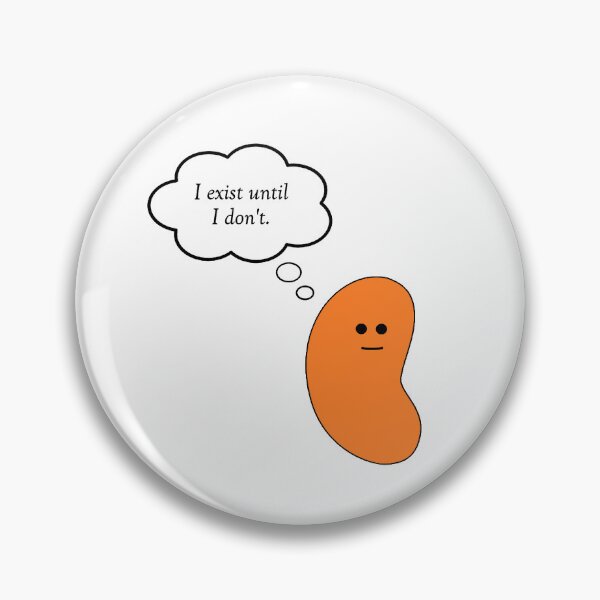 Item preview, Absurd Thoughts - Exist (orange) designed and sold by AbsurdJellybean.
