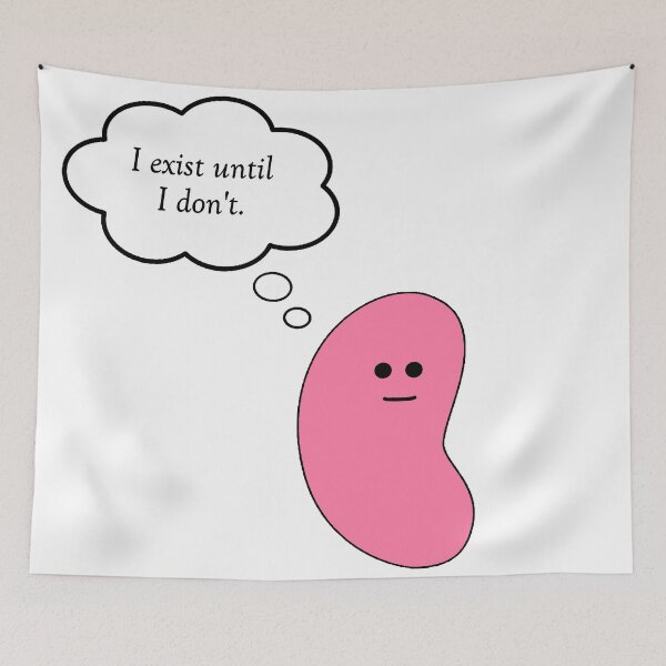 Item preview, Absurd Thoughts - Exist (pink) designed and sold by AbsurdJellybean.