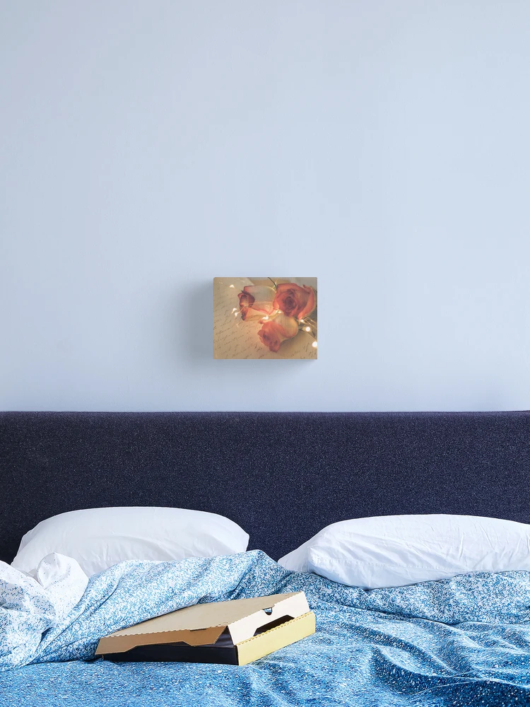 Thumbnail 2 of 3, Canvas Print, The Roses Are Lit designed and sold by gingerfancy.