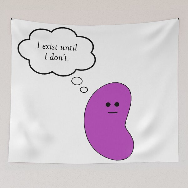 Item preview, Absurd Thoughts - Exist (purple) designed and sold by AbsurdJellybean.