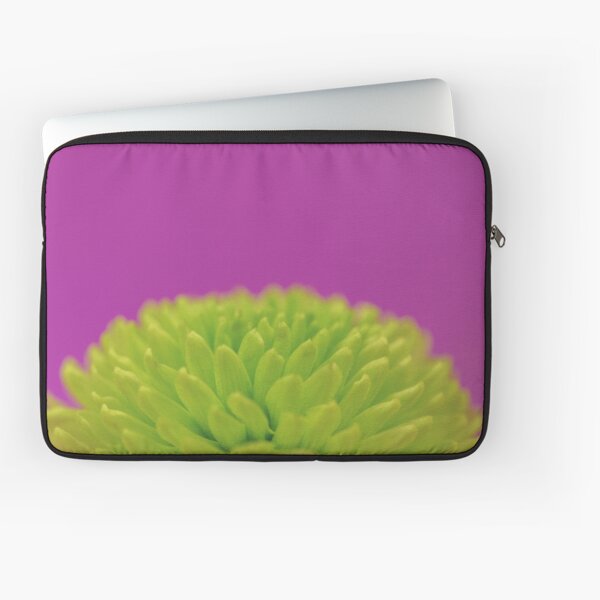 Green Button Spray Chrysanthemum Laptop Sleeve