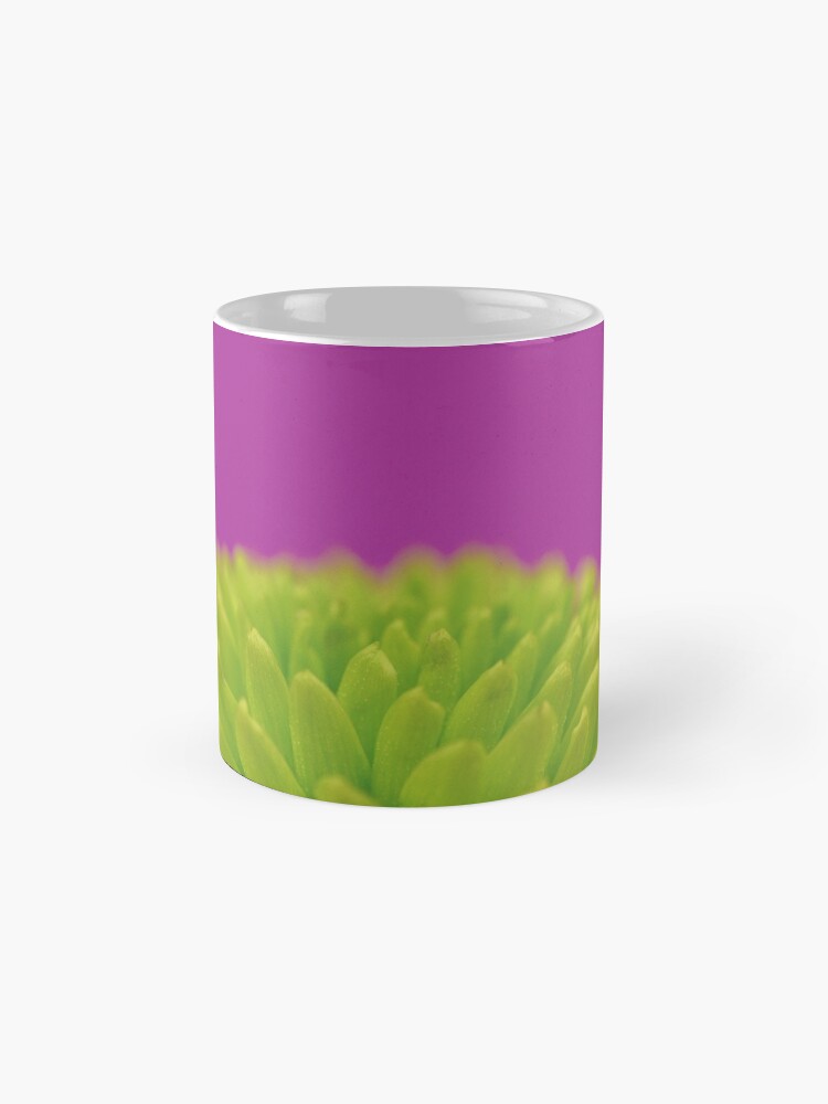 Thumbnail 4 of 6, Coffee Mug, Green Button Spray Chrysanthemum designed and sold by IAmPaul.