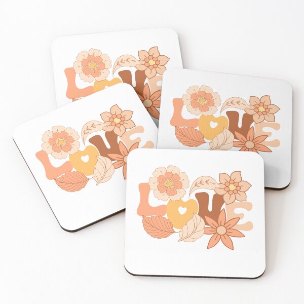Item preview, Retro Love And Flowers designed and sold by RedSparkle.